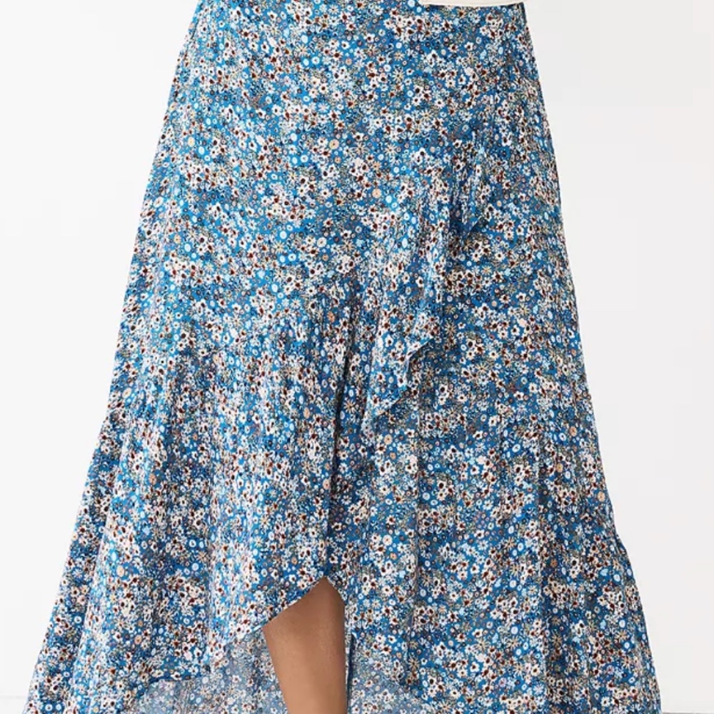 Sonoma Goods For Life® Wrap Ruffle Maxi Skirt NWT